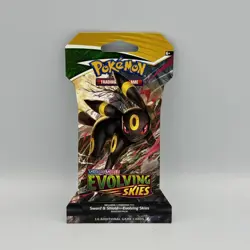 Pokemon TCG Evolving Skies Sword & Shield Booster Pack Umbreon Nintendo Sealed - Image 1