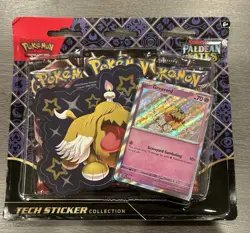 Pokemon TCG Scarlet Violet Paldean Fates Tech Sticker Collection Greavard - Image 1