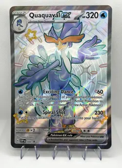 Pokemon Quaquaval EX 084 + Quaxwell 083 + Quaxly 082 Near Mint Promo Set - Image 2