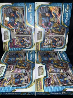 Pokemon TCG: Lucario VSTAR Special Collection (Lot of 4) - Image 2