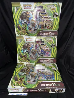 Pokemon TCG: Kleavor VSTAR Collection Collection (Lot of 3) - Image 2