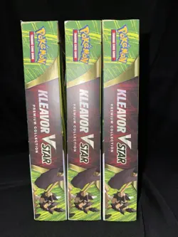Pokemon TCG: Kleavor VSTAR Collection Collection (Lot of 3) - Image 4