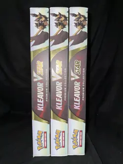 Pokemon TCG: Kleavor VSTAR Collection Collection (Lot of 3) - Image 5