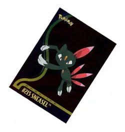 RARE 2001 Topps POKEMON FOIL SNEASEL #215! JOHTO LEAGUE LP - Image 1