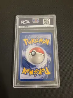 2000 POKEMON PROMO BLACK STAR POKEMON LEAGUE #9 MEW-HOLO SWIRL PSA 7 - Image 2