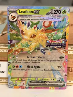 Leafeon ex - (Prismatic Evolutions Stamp) Surprise Box Promo Pokemon - Image 1