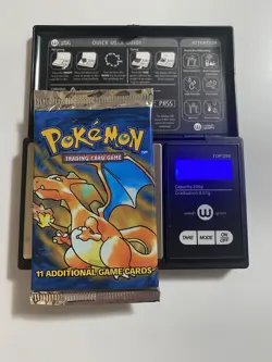 1999 Pokemon Base Set Booster Pack Charizard Art 20.85g Factory Sealed - Image 1