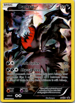 Darkrai Pokemon TCG XY Black Star Promos XY114 Holo Promo Near Mint Full Art - Image 1