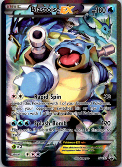Blastoise EX XY122 Mint Collection Black Star Holo FULL ART Promo Pokemon NM - Image 1