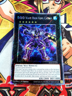 D/D/D Wave High King Caesar ra04-en290 (M/NM+) Platinum-Secret Rare Yu-Gi-Oh! - Image 1