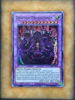 Yugioh Despian Proskenion DAMA-EN035 Super Rare 1st Ed NM - Image 1