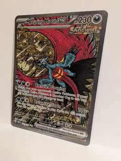 Pokemon TCG Prismatic Evolutions Roaring Moon EX Card 162/131 Sir - Image 2