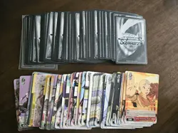 Weiss Schwarz Trading Card Lot - Mixed Anime Sets (Hololive, Azur Lane & More) - - Image 1