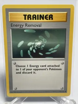 Pokemon Card Energy Removal Base Set 92/102 SHADOWLESS NM - Image 2