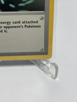 Pokemon Card Energy Removal Base Set 92/102 SHADOWLESS NM - Image 5