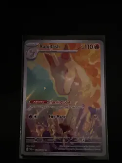 Rapidash 189/182 Illustration Rare IR Holo Sv: Destined Rivals Pokemon TCG Card - Image 1
