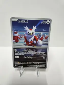 Pokemon Delibird 152/132 Mega Evolution Illustration Rare Card NM - Image 1