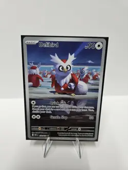 Pokemon Delibird 152/132 Mega Evolution Illustration Rare Card NM - Image 3