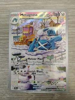 Pokemon Metagross TCG Scarlet & Violet Temporal Forces Holo Card 178/162 - Image 1
