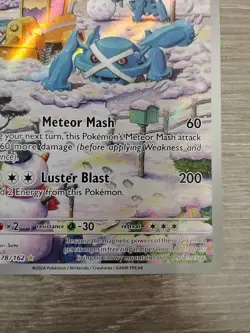 Pokemon Metagross TCG Scarlet & Violet Temporal Forces Holo Card 178/162 - Image 3