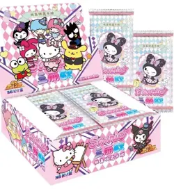 Hello KittyC Sanrio Trading Card (4) Pack booster LOT; Four Sealed Packs NEW! - Image 1