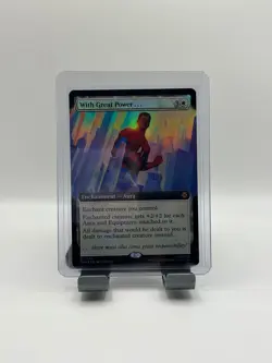 MTG, With Great Power... FOIL (Extended Art) 248 Marvel's Spider-Man Foil - Image 1