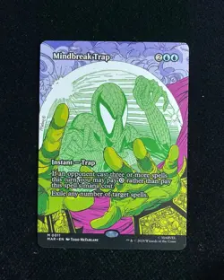 2025 Magic The Gathering MTG Marvel EN #M 0011 Borderless Mindbreak Trap GAV - Image 1