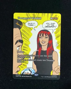 2025 Magic The Gathering MTG Marvel EN Borderless Unexpected Windfall 2 GAV - Image 1