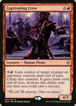 X 1 Captivating Crew NM Ixalan 137 XLN MTG Magic The Gathering - Image 1