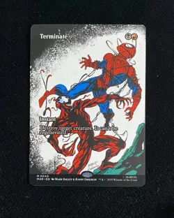 2025 Magic The Gathering MTG Marvel EN #M 0040 Borderless Terminate 2 GAV - Image 1
