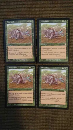 Magic: the Gathering / MtG Plow Under x4 Urza's Destiny - Image 1