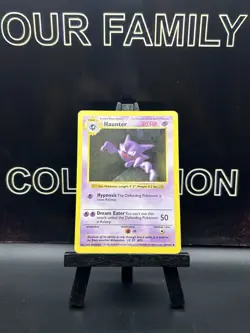 Pokemon TCG Haunter Base Set 29/102 Regular Shadowless Uncommon MP - Image 1