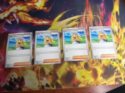 Lillie’s Determination 119/132 4x Pokemon TCG Mega Evolution MEG X4 - Image 1
