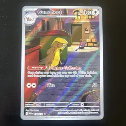 Gumshoos 153/132 Pokemon TCG Me01: Mega Evolution Illustration Rare Holo NM/MT - Image 1