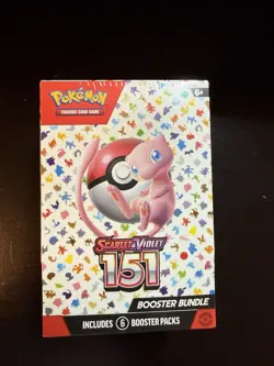 Pokemon TCG Scarlet & Violet 151 Booster Bundle 6 Packs, Factory-Sealed - Image 1
