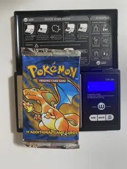 1999 Pokemon Base Set Booster Pack Factory Sealed Charizard Heavy 21.29g - Image 1