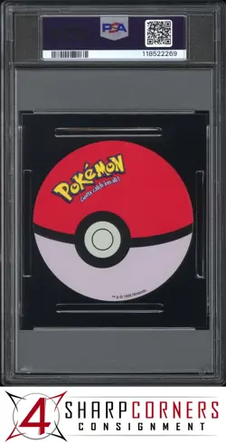 1999 POKEMON RUMMY #1 BULBASAUR 4 OF CLUBS POP 6 PSA 9 - Image 2