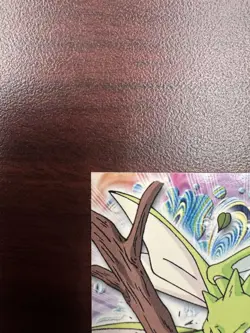 2000 Topps Pokemon TV Animation Edition Series 3 Non Holo Scyther #123 Blue Logo - Image 3