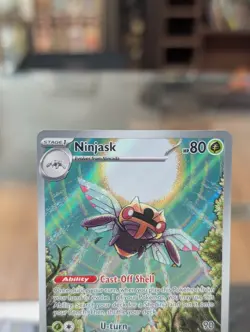 2025 Pokemon Ninjask 137/132 Illustration Holo- Mega Evolution Free Shipping! - Image 2
