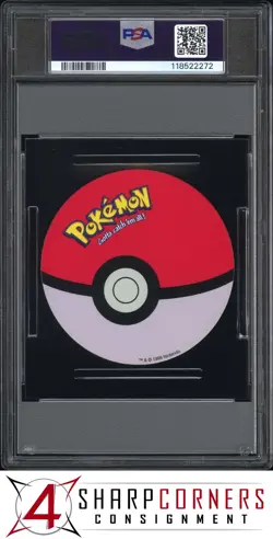 1999 POKEMON RUMMY #7 SQUIRTLE 4 OF DIAMONDS POP 5 PSA 9 - Image 2