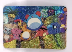 90's Pokemon Pocket Monsters Vending Sticker Marill Pikachu Power NM-MT - Image 1