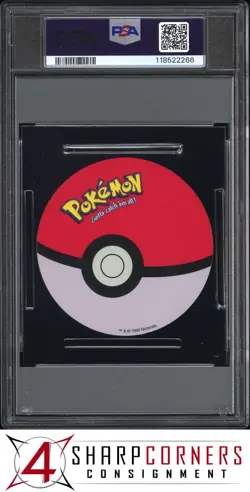 1999 POKEMON RUMMY #2 IVYSAUR 8 OF CLUBS POP 4 PSA 9 - Image 2