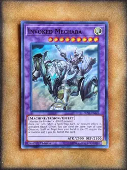 Yugioh Invoked Mechaba SHVA-EN041 Super Rare 1st Ed LP - Image 1