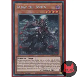 Yugioh Albaz the Ashen MP23-EN122 Secret Rare 1st Edition NM - Image 1