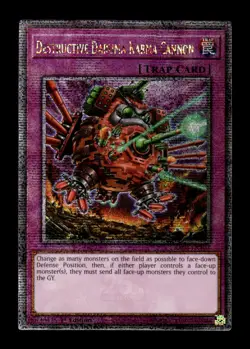 Yugioh Quarter Century Stampede #RA04-EN103 Destructive Daruma Karma Cannon QCSR - Image 1