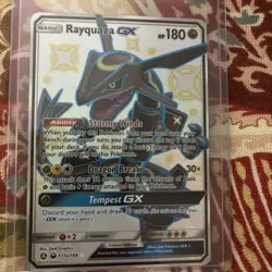 Rayquaza Gx Shiny Holographic 2019 Pokemon Trading Collectible Card - Image 1