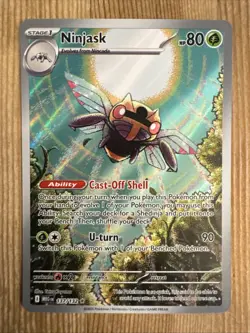 Ninjask 137/132 Illustration Rare Mega Evolution NM English Pokemon card - Image 1
