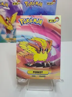 Pidgeot Pidgeotto Pidgey Line Pokemon Attacks Cards Top Peru Card Set - Image 2