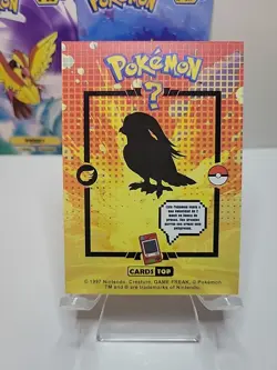 Pidgeot Pidgeotto Pidgey Line Pokemon Attacks Cards Top Peru Card Set - Image 3