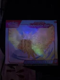 POKEMON TCG ETB - Paradox Rift SEALED SCARLET & VIOLET 9 Booster Packs 90 Cards - Image 1
